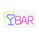 Lámpara neon LED BAR con diseño moderno