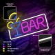 Lámpara neon LED BAR con diseño moderno