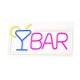 Lámpara neon LED BAR con diseño moderno