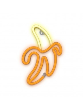 Lámpara Neon LED Banana Blanco Amarillo Forever Light