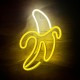 Lámpara Neon LED Banana Blanco Amarillo Forever Light