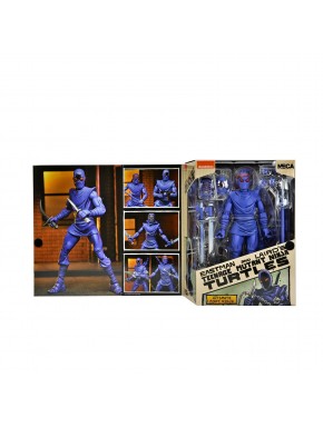 Figura azul Ultimate Foot Ninja de 17,5 cm com acessórios