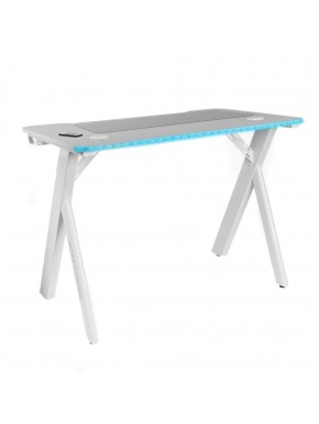 Bureau gaming Mars Gaming MGD100 RGB blanc