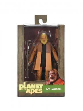 Figura Dr. Zaius 18 cm Neca com bastão e garrafa
