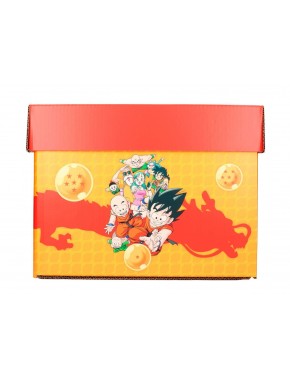 Caixa para quadrinhos Dragon Ball com personagens e logo