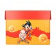 Caixa para quadrinhos Dragon Ball com personagens e logo