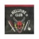 Trousse noire et rouge Hellfire Club Stranger Things