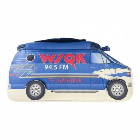 Neceser azul de Stranger Things con diseño de furgoneta