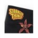 Cartera negra de polipiel Stranger Things con gráfico de Demogorgon