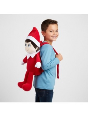 Sac à dos en peluche The Elf en rouge et blanc