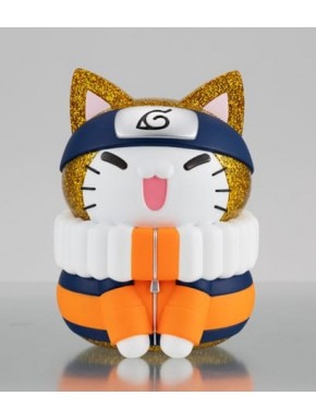 Figura dorada Nyaruto de Naruto Uzumaki de 10 cm