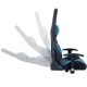 Silla gaming Coolbox azul y negra con reposabrazos ajustables