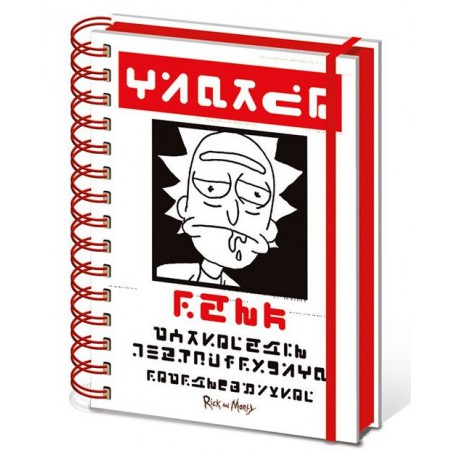 Cuaderno Premium A5 Rick y Morty Wanted
