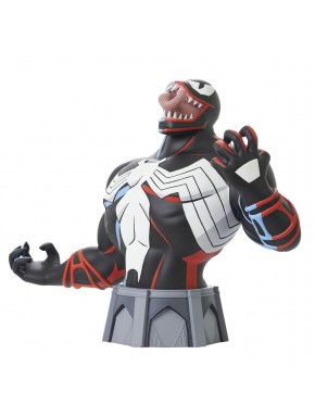 Busto animado de Venom de 15 cm de la colección Diamond