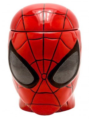 Taza Spider-Man 3D con tapa