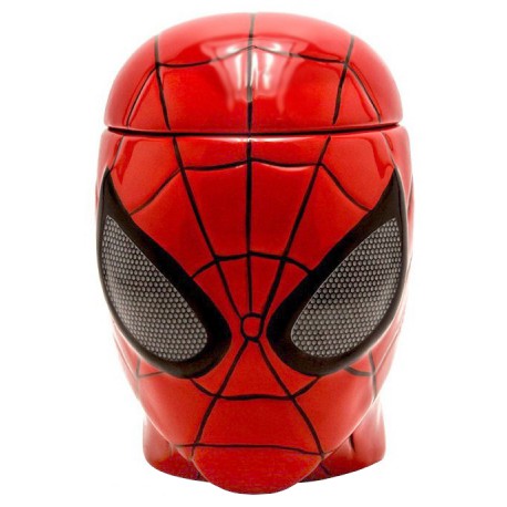 Taza Spider-Man 3D con tapa