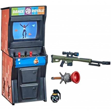 Figurine Hasbro Fortnite arcade bleue avec accessoires