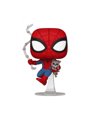 Figura de vinilo Spider-Man POP! con Buddy Sandwich, 9 cm