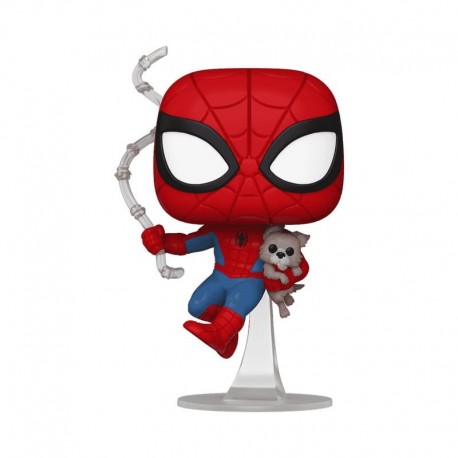 Figura de vinilo Spider-Man POP! con Buddy Sandwich, 9 cm