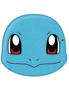 Almohada de Squirtle Pokémon azul con ojos grandes