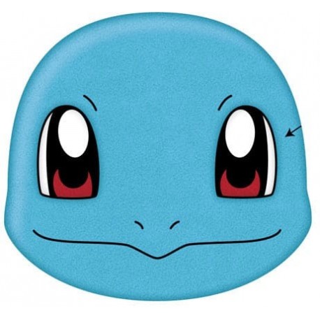 Almohada de Squirtle Pokémon azul con ojos grandes