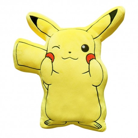 Almohada Pikachu 40 cm Pokémon Licencia Oficial