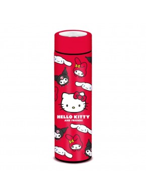 Bouteille isotherme rouge Hello Kitty en acier inoxydable 500ml