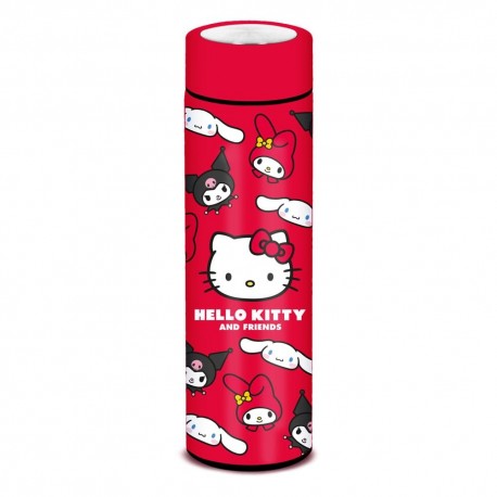 Bouteille isotherme rouge Hello Kitty en acier inoxydable 500ml