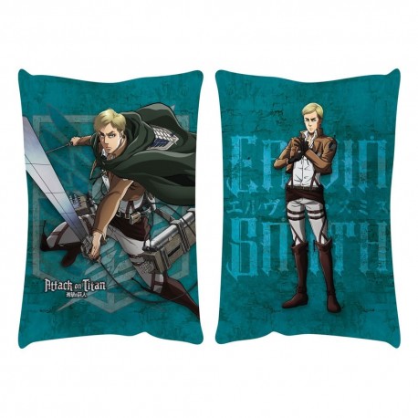 Almohada Erwin Smith de Attack on Titan 50x35 cm