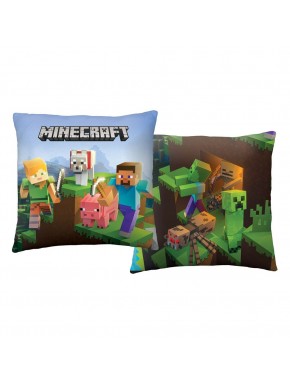 Coussin Minecraft 40 cm avec personnages du jeu