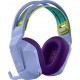 Auriculares inalámbricos Logitech G733 morados con RGB