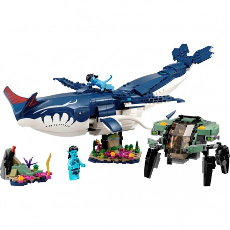 Set LEGO Avatar Payakan o Tulkun & Crabsuit com minifiguras