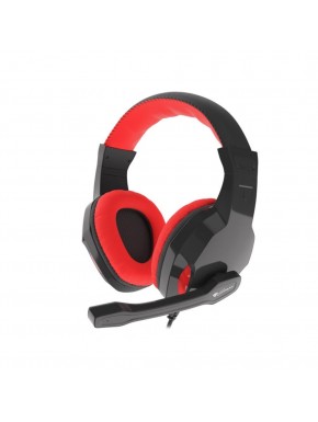 Auriculares gaming Genesis Argon 110 en negro y rojo