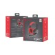 Auriculares gaming Genesis Argon 110 en negro y rojo