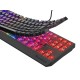 Teclado Genesis Thor230 TKL RGB com retroiluminação multicolorida