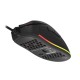 Mouse gaming Genesis Krypton 555 preto com iluminação RGB
