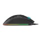 Mouse gaming Genesis Krypton 555 preto com iluminação RGB