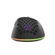 Mouse gaming Genesis Krypton 555 preto com iluminação RGB