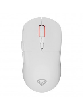 Mouse gaming Genesis Zircon XIII branco com iluminação RGB