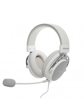 Auriculares blancos gaming Genesis Toron 301 con micrófono
