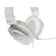 Auriculares blancos gaming Genesis Toron 301 con micrófono