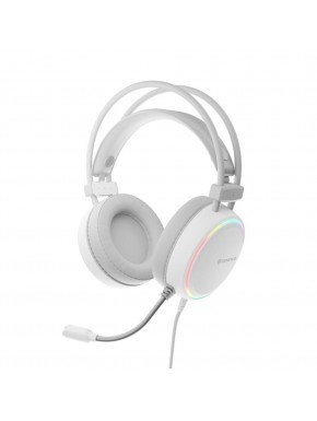 Auriculares Gaming Genesis Neon 613 Mini blancos con iluminación RGB