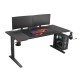 Bureau Gaming Genesis HOLM Modular 160 avec LED