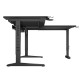 Bureau gaming Genesis Holm Modular 160 noir en L