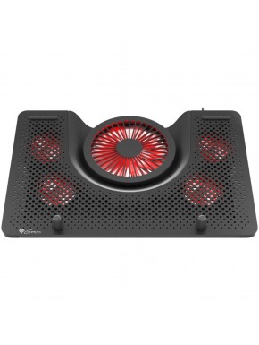 Base refrigeradora Genesis Oxid 550 con ventiladores iluminados