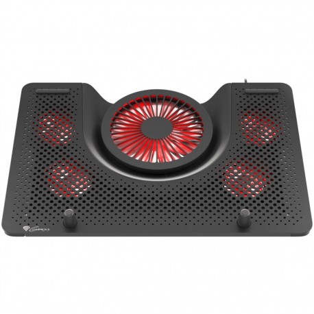 Base refrigeradora Genesis Oxid 550 con ventiladores iluminados