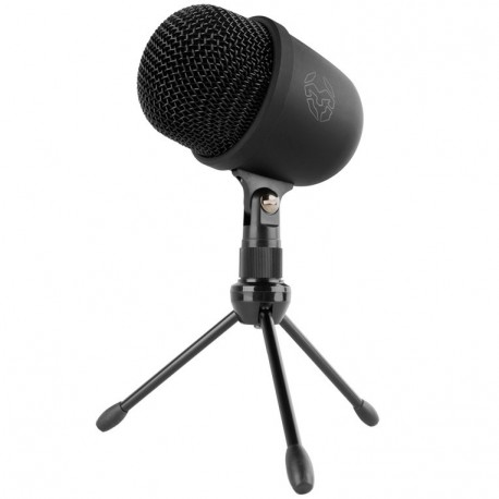 Microphone Gaming Krom Kimu Pro noir avec trépied USB