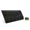 Teclado e Rato Sem Fios Krom Kabala RGB