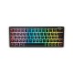 Teclado mecânico gaming Krom Kreator preto com RGB