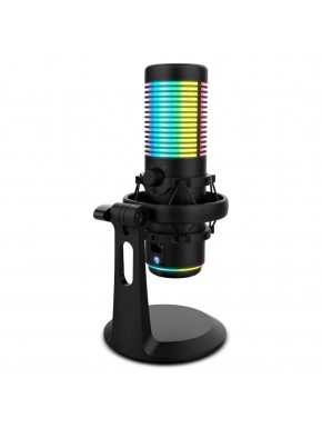 Microfone Gaming Krom Kaze com iluminação RGB